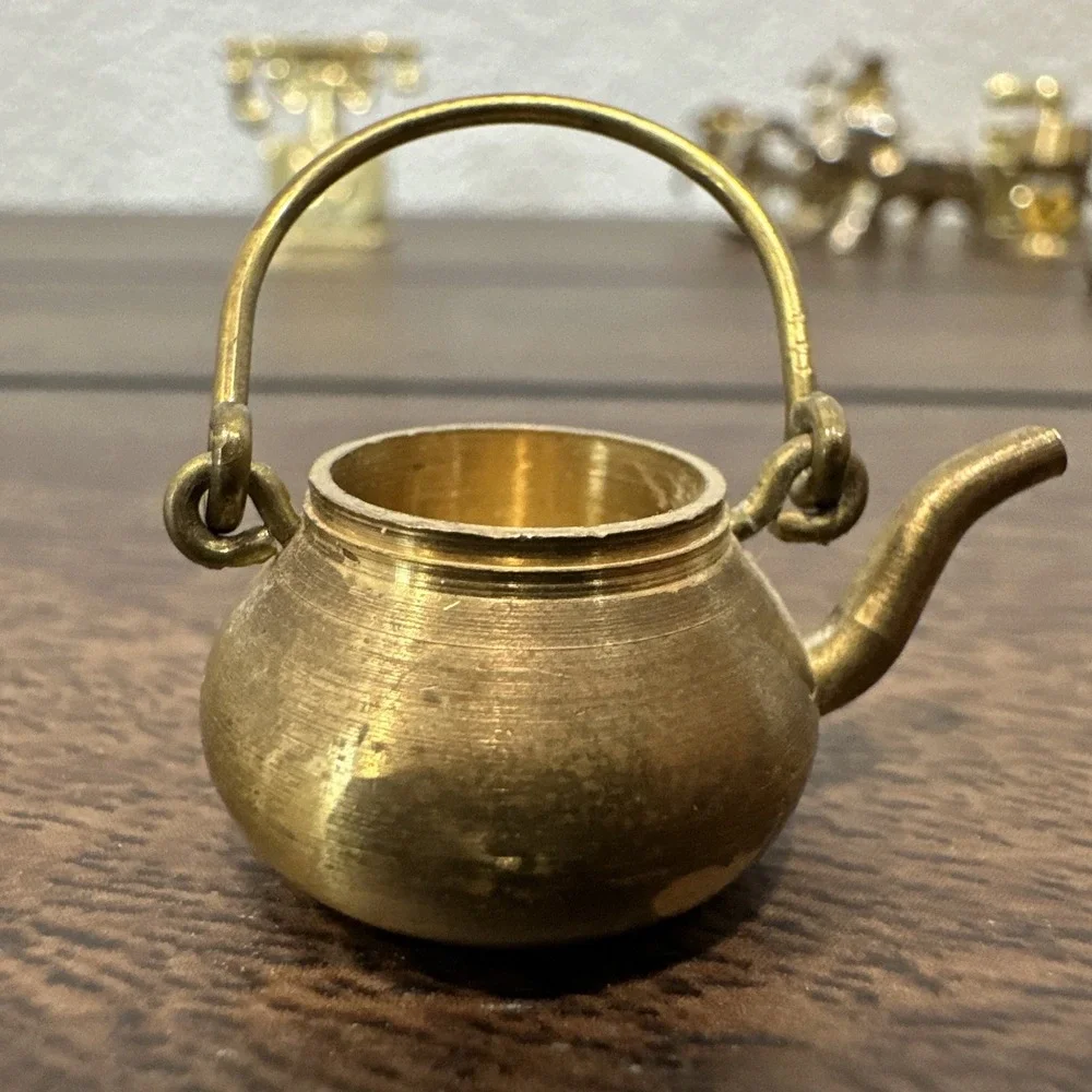 20 Piece Mini Trinket Shelve Pieces Some Brass Some Gold Coated Cottage Core EUC - Picture 7 of 16